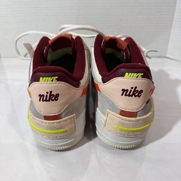 Nike Air Force 1 Shadow Low Trainers US8.5/UK/EU40 CU8591-600 Orange Pearl - Picture 3 of 11